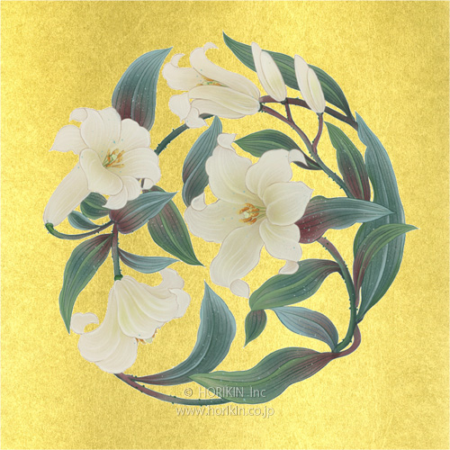 格天井 花丸柄 アルミ板 堀金箔粉株式会社