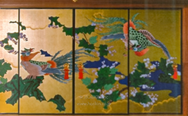 組子障子・紗・彩色 (Japanese Only) | HORIKIN